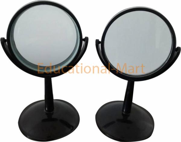 Lens on a Stand with a Screen