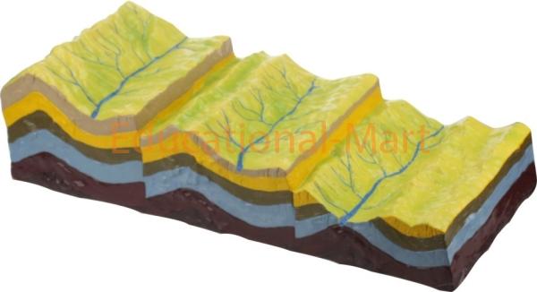 Modelof Fold Structure and its Geomorphic Evolution