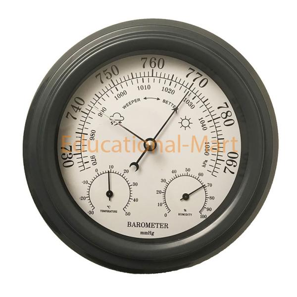 Educational Thermometer Hygrometer Barometer Clock