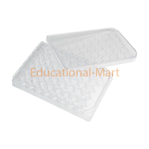 Educational Transparent Sterile Tissue Culture Plate With Cover